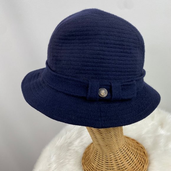 Vintage Navy Trav'ler by Country Gentleman Hat 100% Camel Hair - Picture 2 of 8